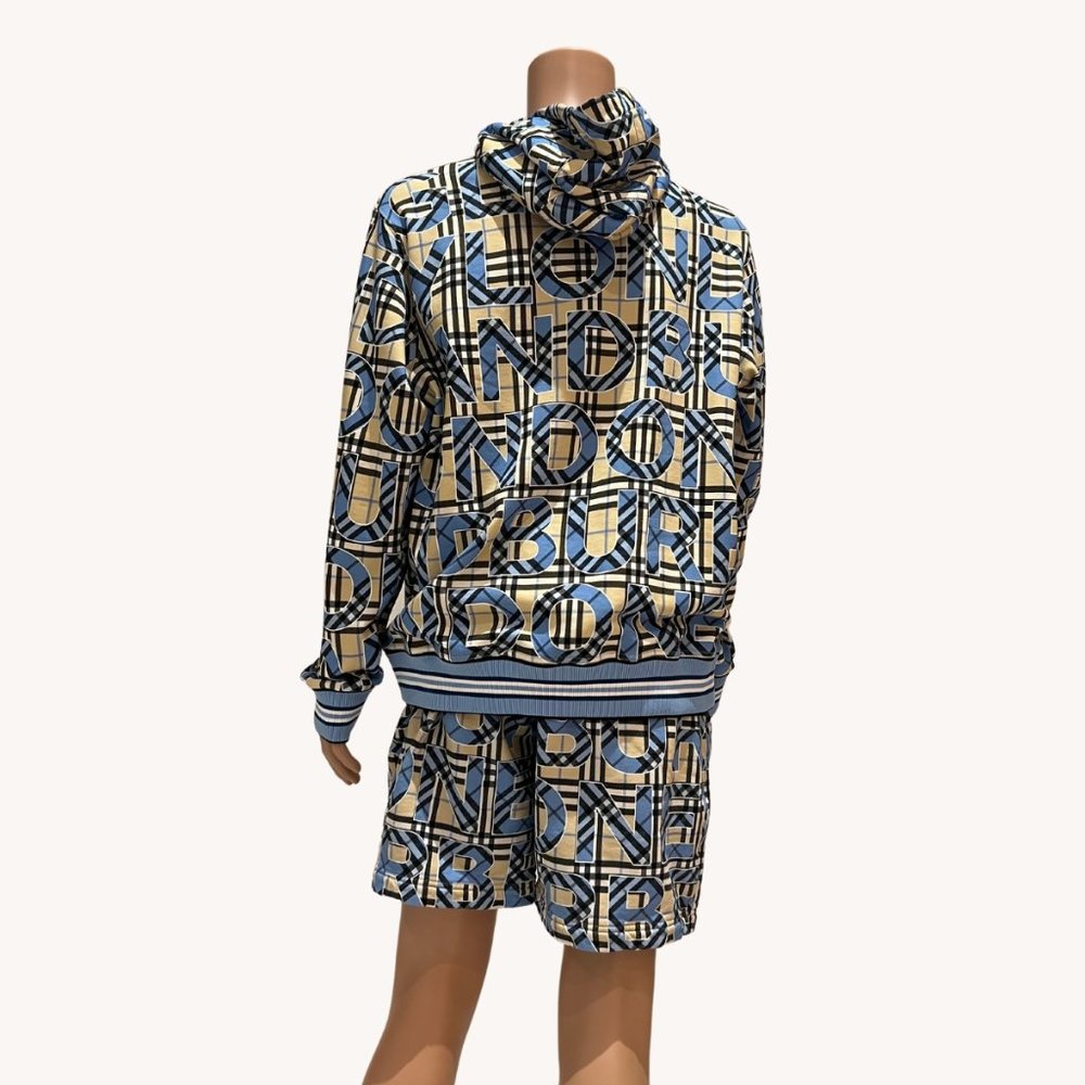 Burberry Vintage Check Logo Print Drawstring Shorts - Picture 3 of 6